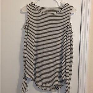 Hollister long sleeve cold shoulder